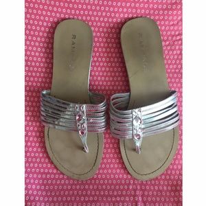 Silver rampage sandal