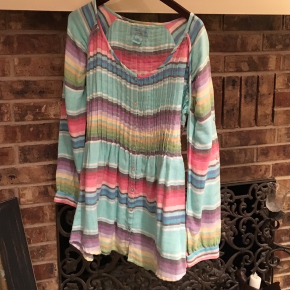 Tasha polizzi serape stripe tunic