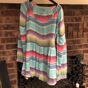 Tasha polizzi serape stripe tunic