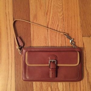 Coach leather wristlet