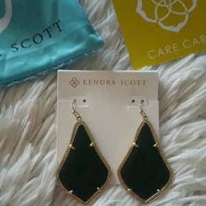 Kendra Scott Black Alexander Earrings