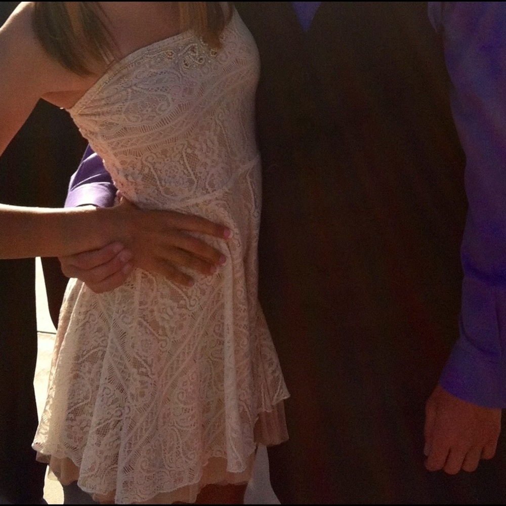 Free People strapless dress