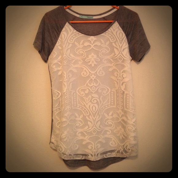 Women's Lace-Front Tee