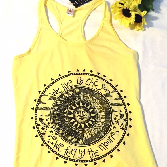Sun and Moon Racerback Tank 🌞🌝 - Picture 3 of 4