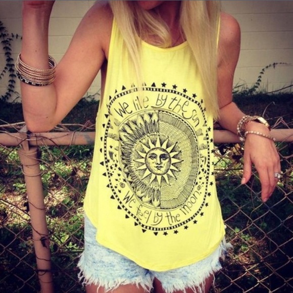 Sun and Moon Racerback Tank 🌞🌝 - Picture 4 of 4