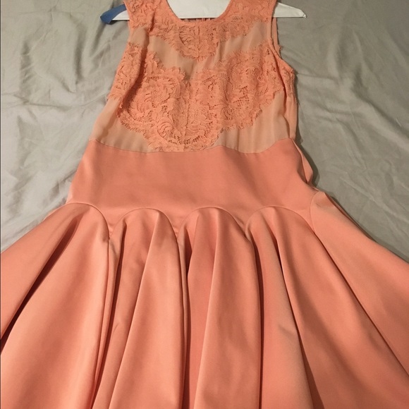 BEBE Peach dress