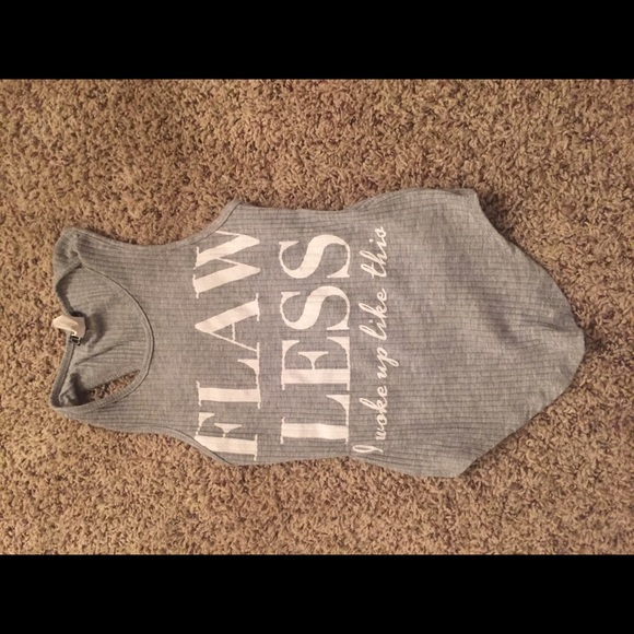 "I woke up like this" graphic tank - Picture 1 of 2