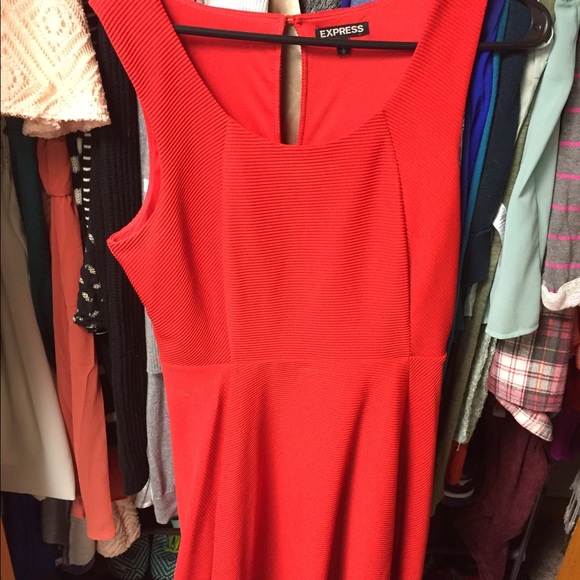 Express Red Dress-perfect for holiday parties