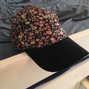Corduroy flower hat