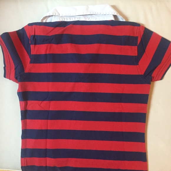 J. Crew- Red and Navy Polo - Picture 2 of 4
