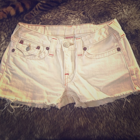 True Religion Joey shorts white