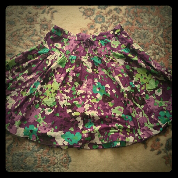 Floral 100% Cotton Skirt