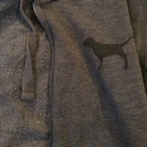 XS grey/black jacket from pink