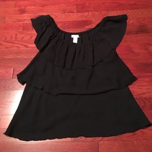 WHBM ruffled top