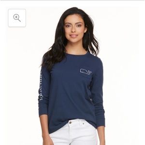 Vineyard Vines Long-Sleeve Whale Graphic PocketTee