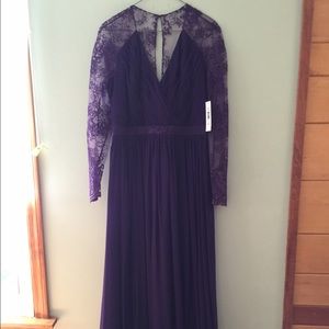 Badgley Mischka dress.