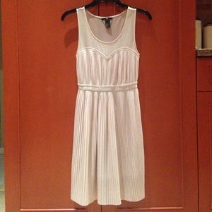 Pleated knee length dress