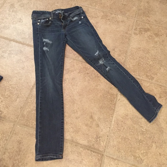 Denim skinny jean