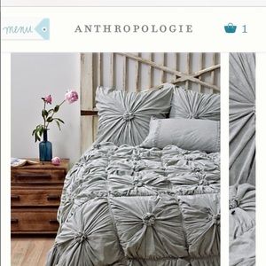 Anthropologie Rosette Quilt -- Twin/ XL Twin