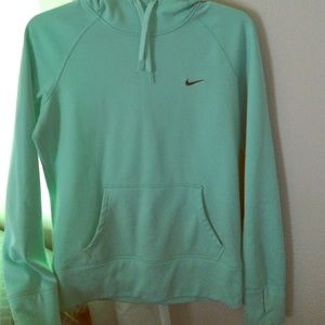 Nike mint green sweatshirt