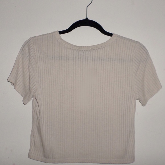 Basic Tan Crop Top - Picture 2 of 2
