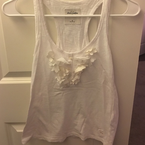 White Muscle Tee