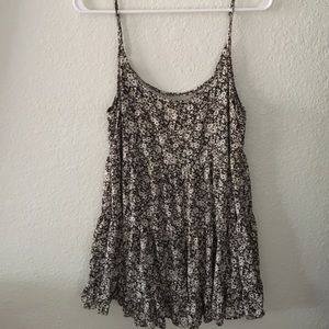 Brandy Melville Low-back Floral Dress (One Size)