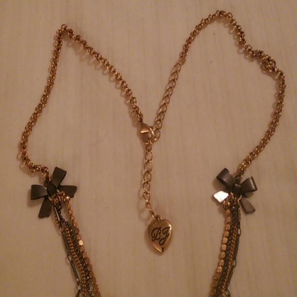 Betsy Johnson Peace and Key Necklace - Picture 3 of 3