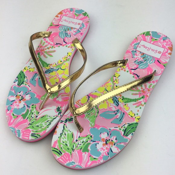 lilly pulitzer flip flops target