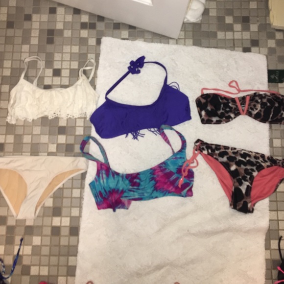 Assortment of bikinis tops and bottoms!