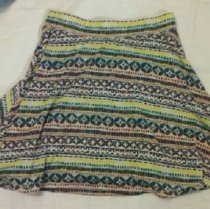 Mossimo- Print skater Skirt