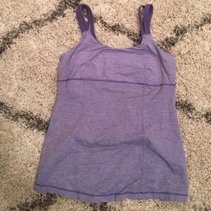 Lululemon purple strap tank. Size 12