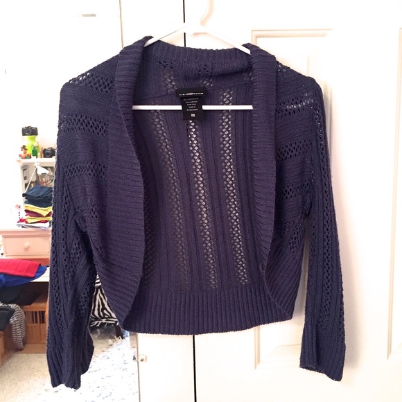 Navy cardigan