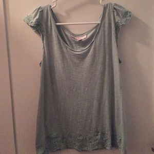 🍁4 For $20🍁LOFT short sleeve lace top S