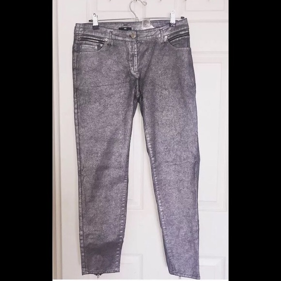 h&m zipper jeans