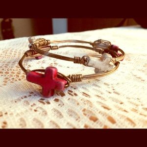 Bourbon and boweties cross bangles