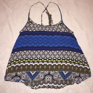 Colorful Aztec print tank