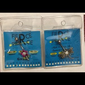 Two belly Rings bundle.