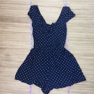 OMG SUPER CUTE polka dot cap sleeve romper