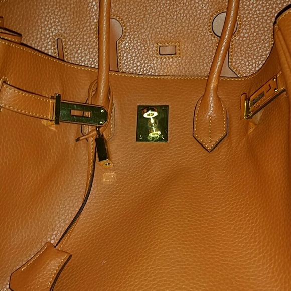 Burnt Orange satchel bag