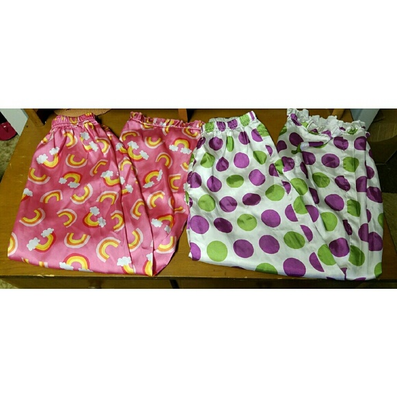 KIDS silky pajama bottoms
