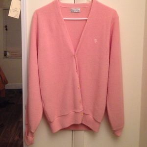 Pink Christian Dior Cardigan