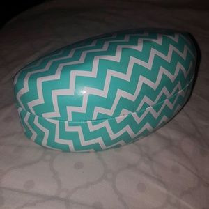 Mint chevron sunglass case from Charming Charlie