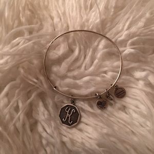 Alex and Ani Initail K bangle