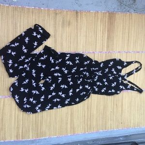 THE BEST FITTING dove print jumpsuit