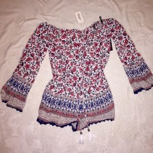 Forever 21 bohemian romper