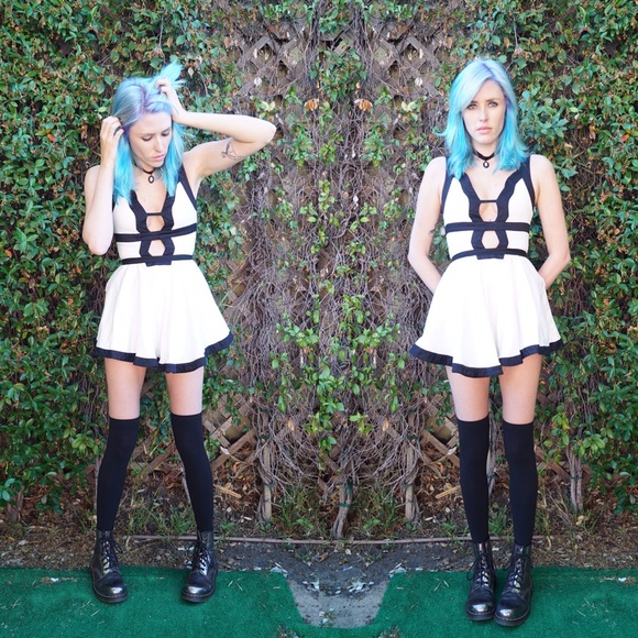 Bandage top cut it dress