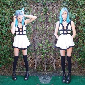 Bandage top cut it dress