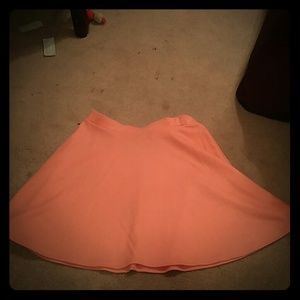 Coral skater skirt