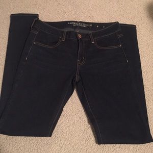 Dark wash AEO jeans